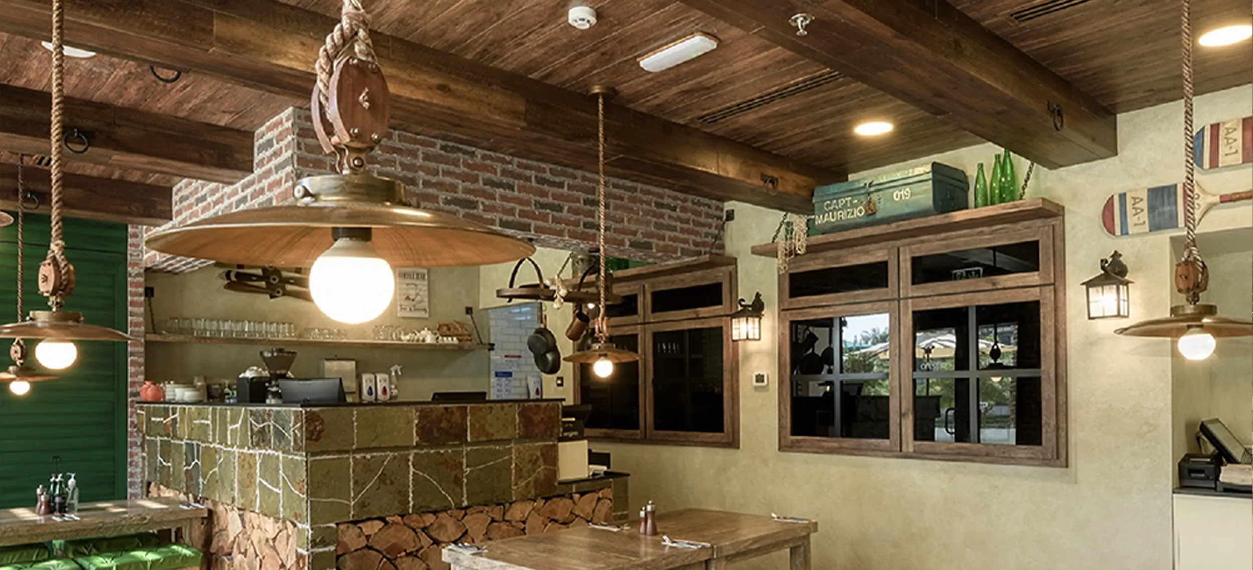Oregano restaurant interior